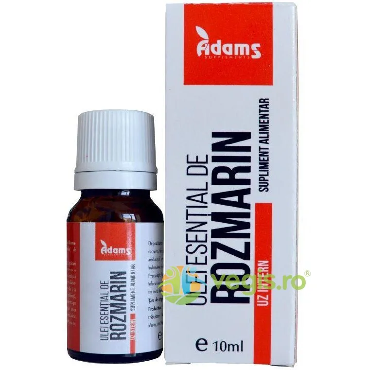 Ulei Esential de Rozmarin pentru Uz Intern 10ml ADAMS VISION — preț și oferte