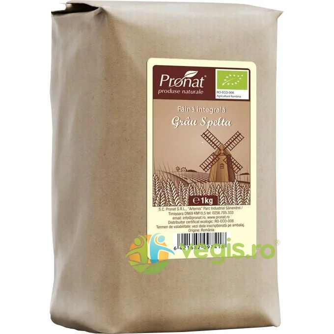 Faina Integrala de Grau Spelta Ecologica/Bio 1kg PRONAT — preț și oferte