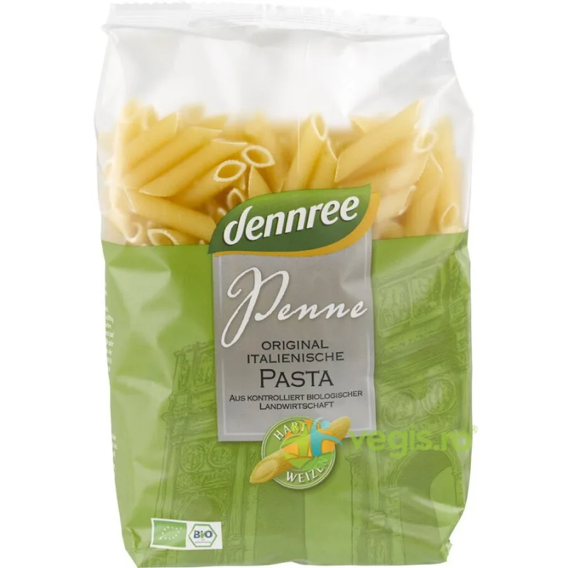 Penne din Grau Dur Ecologice/Bio 500g Dennree — preț și oferte