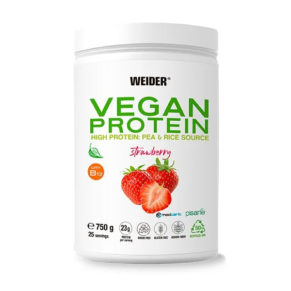 Proteină Vegană, WEIDER, 750g, aromă căpșuni — preț și oferte