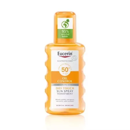 Spray de corp transparent cu SPF 50+, 200 ml, Eucerin — preț și oferte