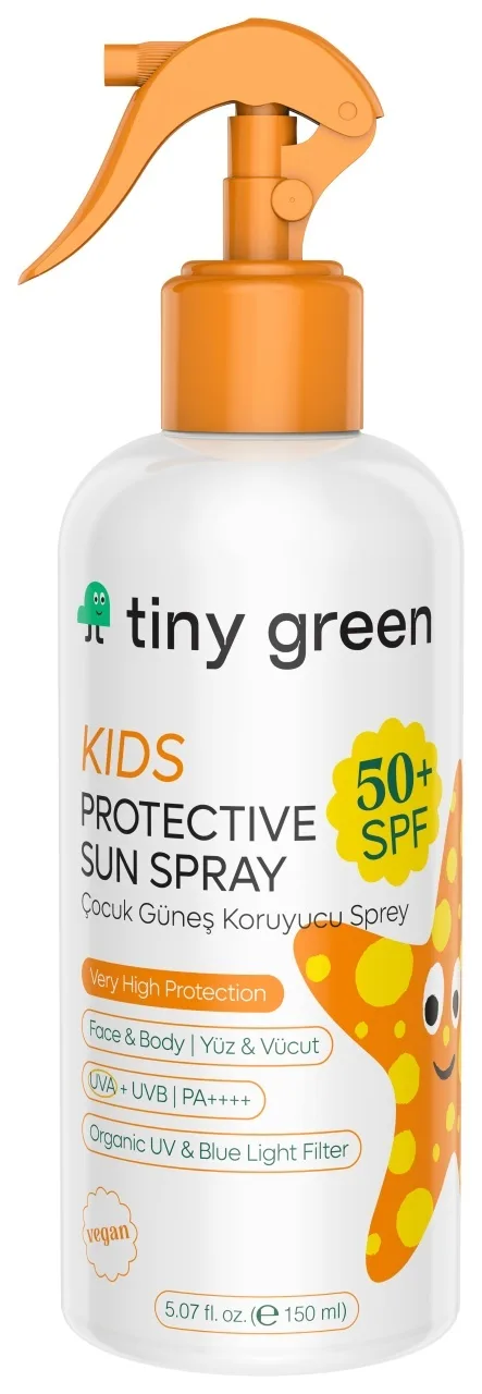 Spray de protectie solara pentru copii SPF 50+, 150 ml, Tiny Green — preț și oferte