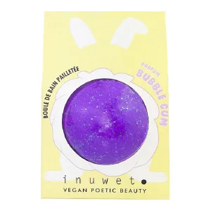 Bila de baie cu sclipici si parfum de Bubble gum, 120g, Inuwet