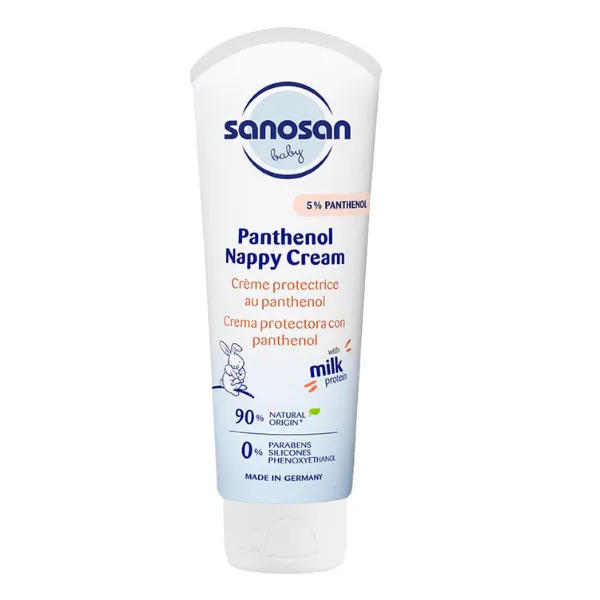 Crema cu Panthenol impotriva iritatiei de scutec, Sanosan Baby | 100 ml — preț și oferte