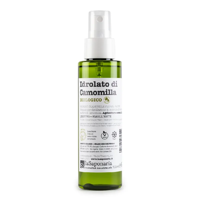 Hidrolat bio (apa florala) calmant de musetel, 100ml, La Saponaria — preț și oferte