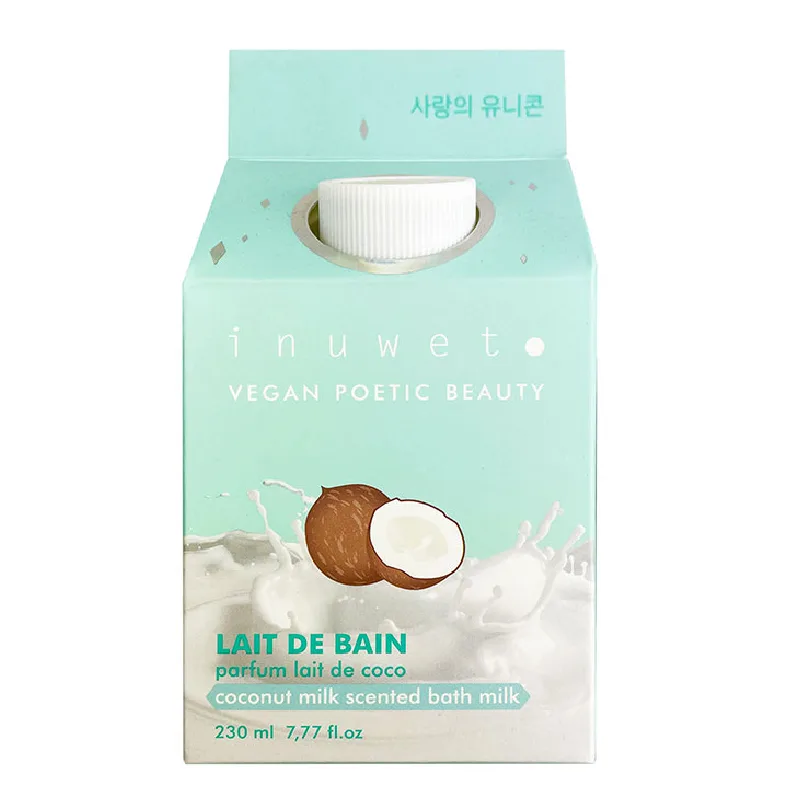 Lapte de baie cu parfum de cocos, 230ml, Inuwet — preț și oferte