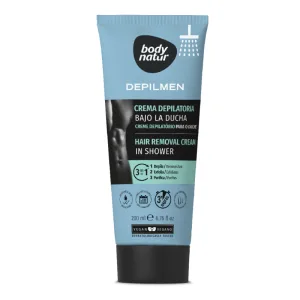 Crema depilatoare 4-in-1 barbati, pentru dus, 200ml, Body Natur