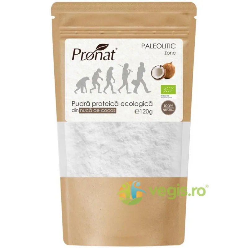 Pudra Proteica din Nuca de Cocos Ecologica/Bio 120g PRONAT — preț și oferte
