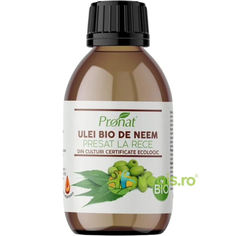 Ulei de Neem Presat la Rece Ecologic/Bio 100ml PRONAT — preț și oferte