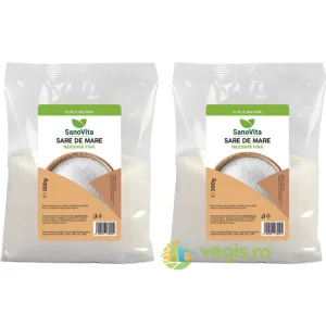 Pachet Sare de Mare Fina Neiodata 500g+500g