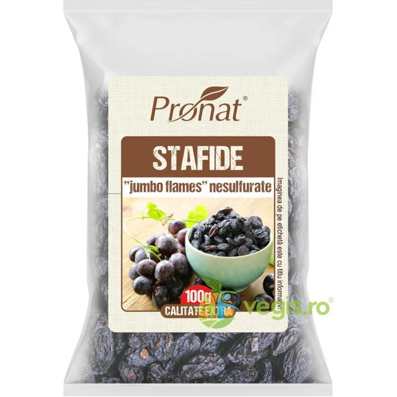 Stafide Jumbo Flames Nesulfurate 100g PRONAT — preț și oferte