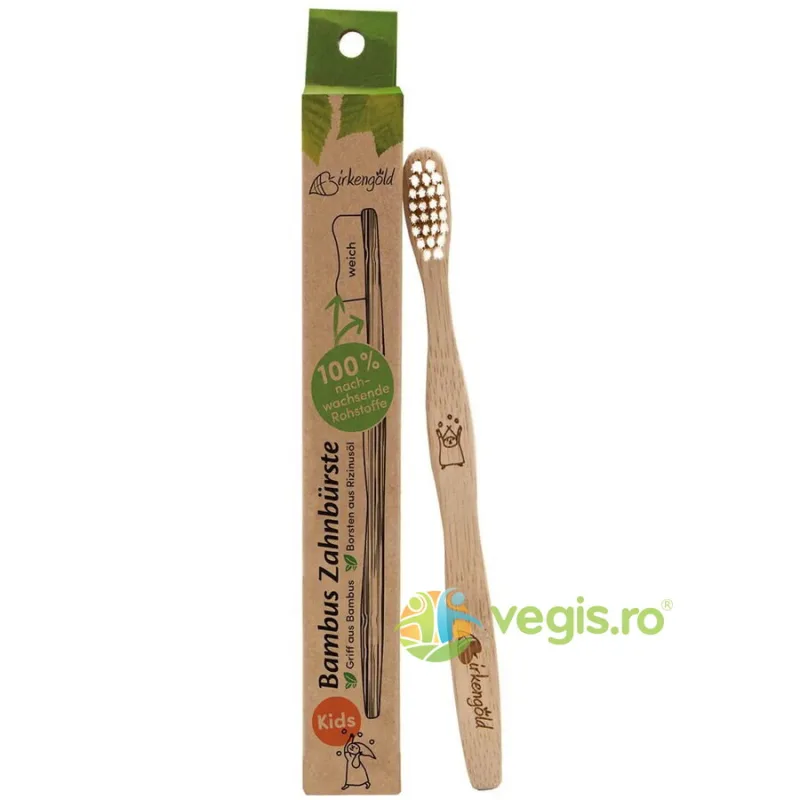 Periuta de Dinti din Bambus pentru Copii BIRKENGOLD — preț și oferte