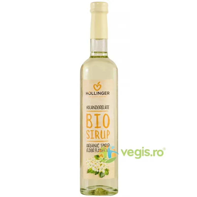 Sirop din Flori de Soc Ecologic/Bio 500ml HOLLINGER — preț și oferte
