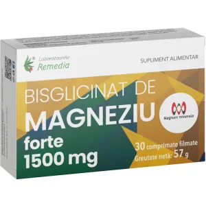 Bisglicinat de Magneziu Forte 1500mg 30cpr