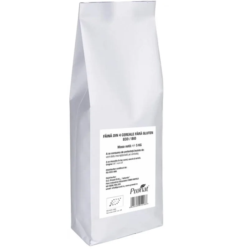 Faina din Patru Cereale fara Gluten Ecologica/Bio 5kg PRONAT — preț și oferte