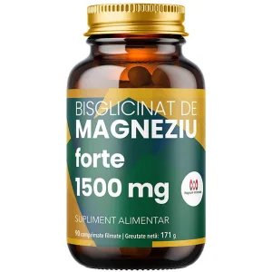 Bisglicinat de Magneziu Forte 1500mg 90cpr