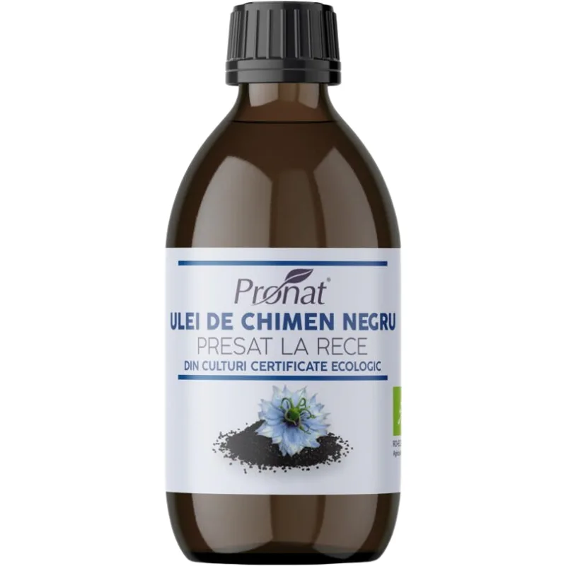 Ulei de Chimen Negru Presat la Rece Ecologic/Bio 250ml PRONAT — preț și oferte
