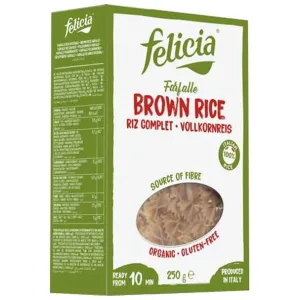 Farfalle din Orez Integral Ecologice/Bio 250g