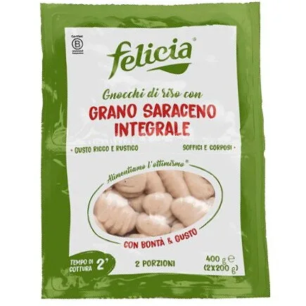Gnocchi din Orez cu Hrisca Integrala 400g FELICIA — preț și oferte