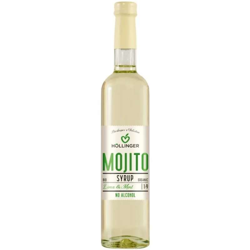 Sirop cu Lime si Menta 1:9 Mojito fara Alcool Ecologic/Bio 500ml HOLLINGER — preț și oferte