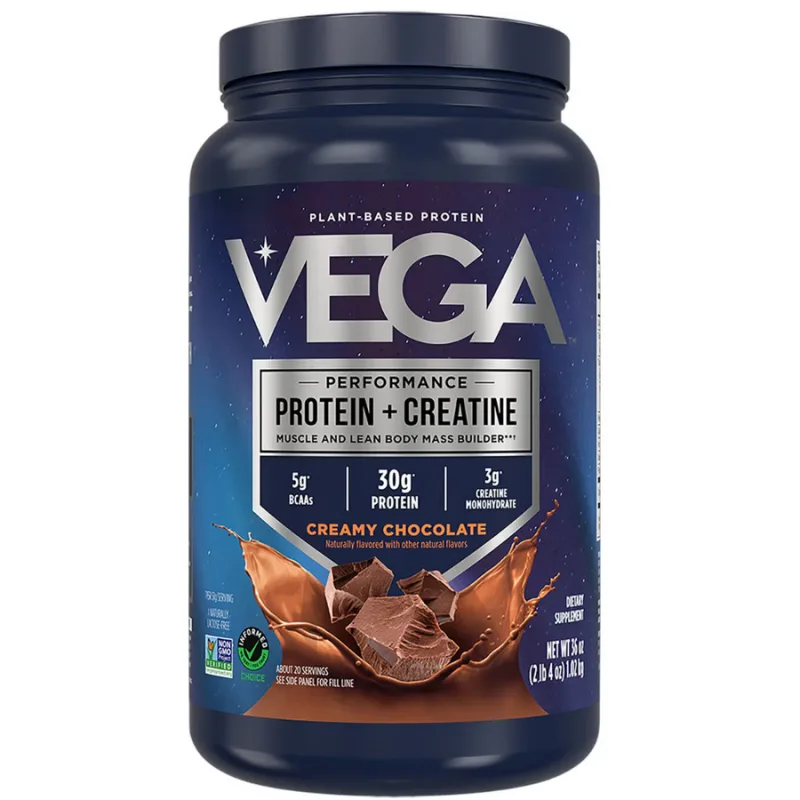 Proteina Vegetala + Creatina cu Aroma de Ciocolata 1002g VEGA UP — preț și oferte