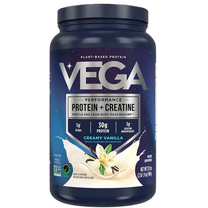 Proteina Vegetala + Creatina cu Aroma de Vanilie 960g VEGA UP — preț și oferte
