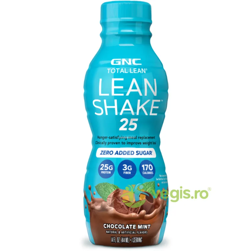 Shake 25 cu Aroma de Ciocolata si Menta 414ml GNC — preț și oferte