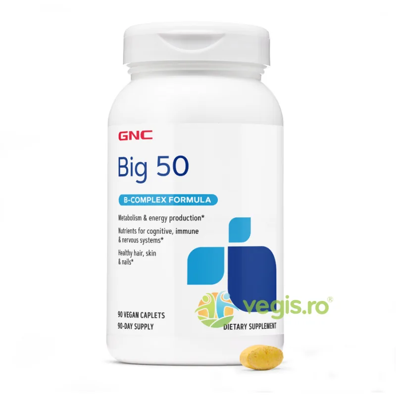 Complex de Vitamina B Big 50 90tb GNC — preț și oferte