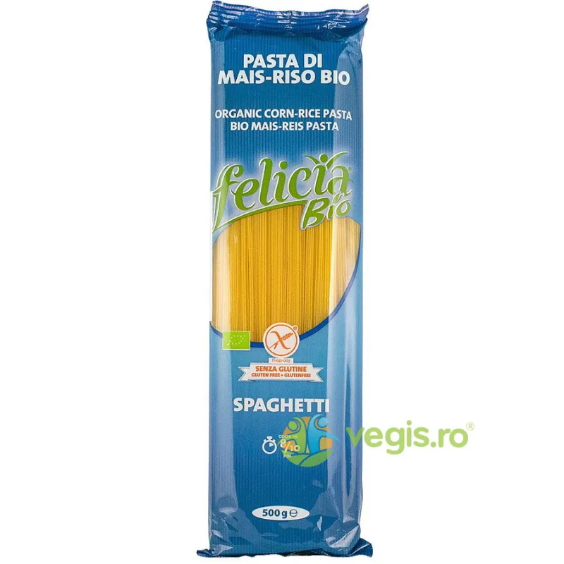 Spaghete din Faina de Malai si Orez Ecologice/Bio 500g FELICIA — preț și oferte