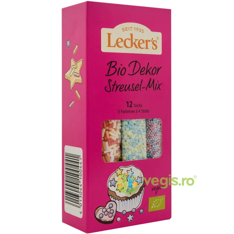 Mix Decoratiuni pentru Prajituri Ecologic/Bio 120g LECKER,S — preț și oferte