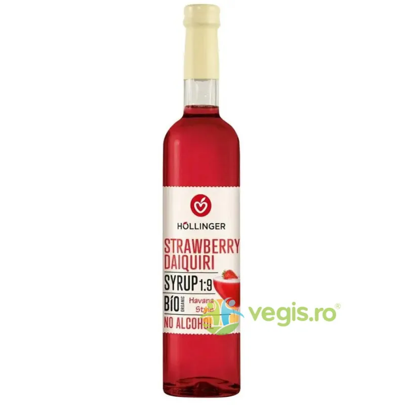 Sirop cu Aroma de Capsuni si Lime 1:9 Havana Style fara Alcool Ecologic/Bio 500ml HOLLINGER — preț și oferte