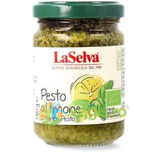 Pesto cu Lamaie Ecologic/Bio 130g LASELVA — preț și oferte