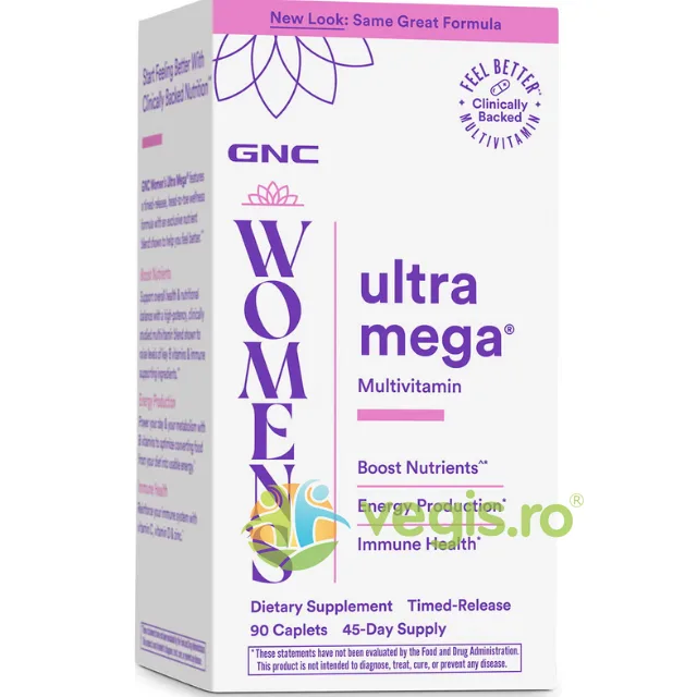 Multivitamine pentru Femei 90tb GNC — preț și oferte