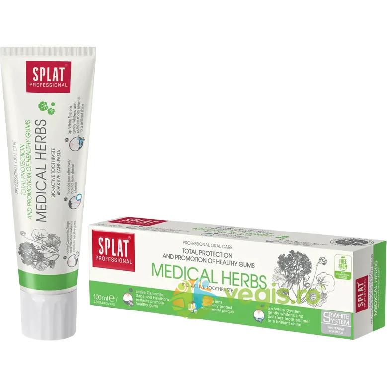 Pasta de Dinti Professional Medical Herbs 100ml SPLAT — preț și oferte