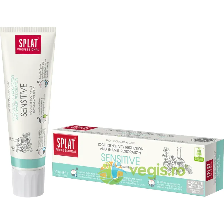 Pasta de Dinti Professional Sensitive 100ml SPLAT — preț și oferte