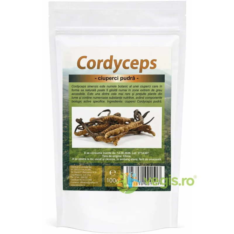 Ciuperci Cordyceps Pudra 100g Deco Italia — preț și oferte
