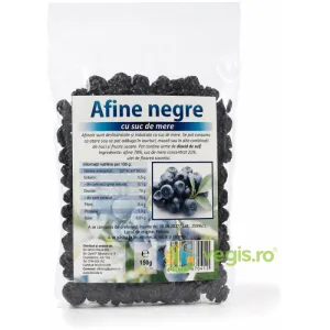 Afine Uscate Indulcite cu Suc de Mere fara Zahar Adaugat 150g