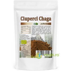 Ciuperci Chaga Pulbere Ecologica/Bio 125g