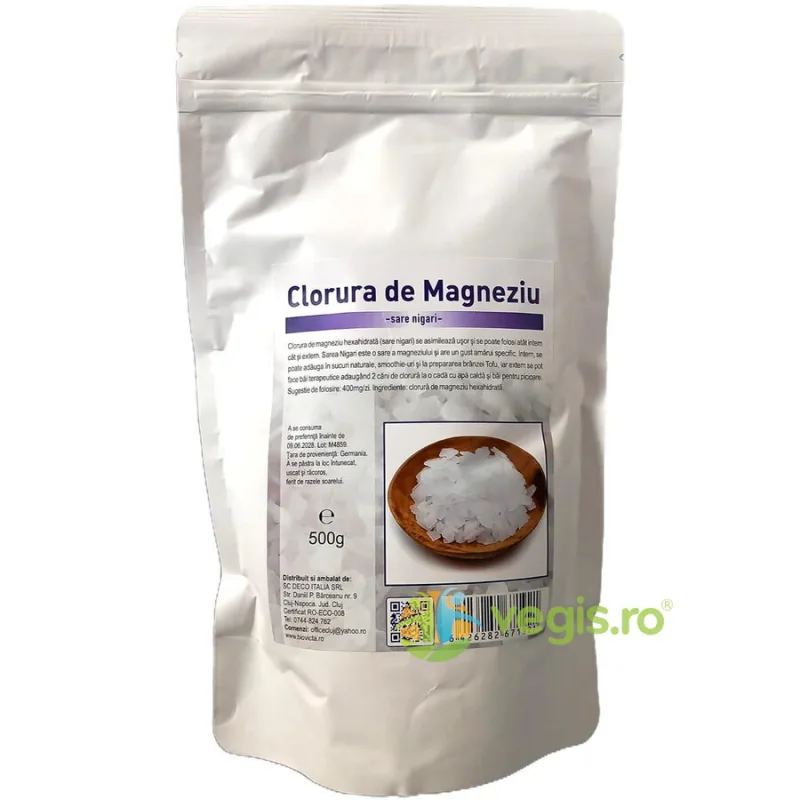 Clorura de Magneziu Hexahidrata (Sare Nigari) 500g Deco Italia — preț și oferte