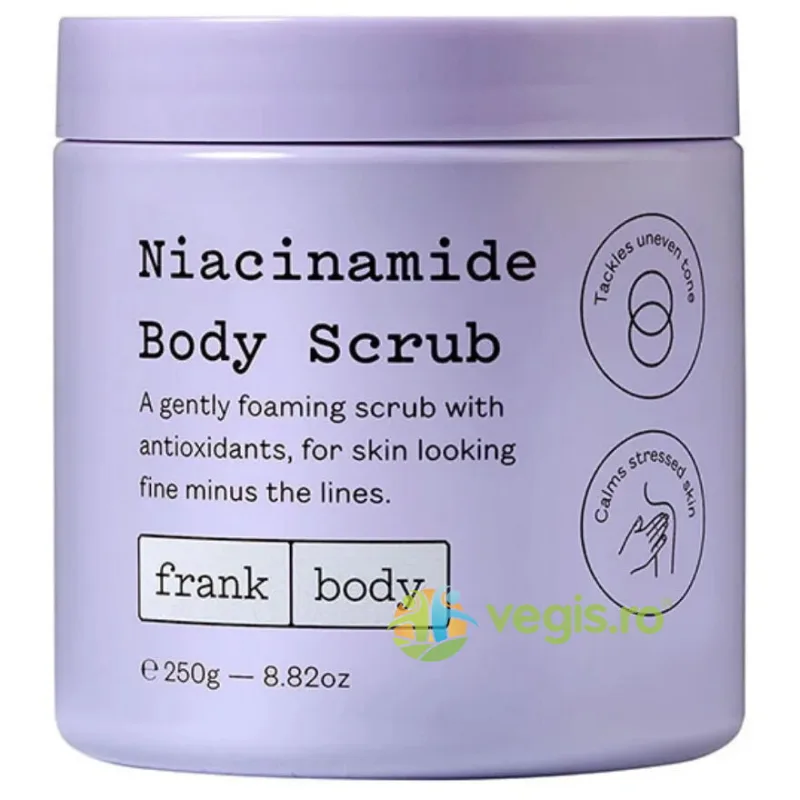 Exfoliant pentru Corp cu Niacinamida Impotriva Imperfectiunilor si Uscarii Pielii 250g FRANK BODY — preț și oferte