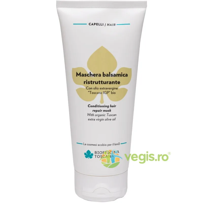 Masca pentru Par Ondulat si Cret 200ml BIOFFICINA TOSCANA — preț și oferte