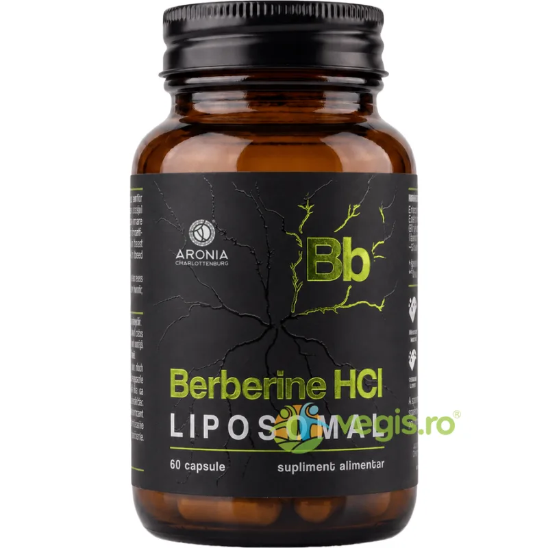 Berberine HCl Liposomal 60cps Aronia Charlottenburg — preț și oferte