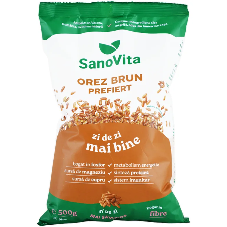 Orez Brun Prefiert 500g Sano Vita — preț și oferte