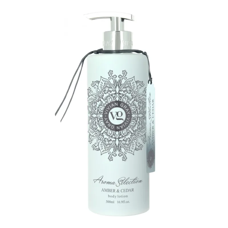 Lotiune de corp Amber & Cedar, 500 ml, Vivian Gray — preț și oferte