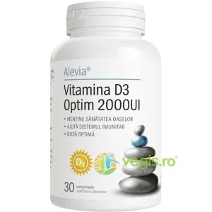 Vitamina D3 Optim 2000UI 30cpr Cadou