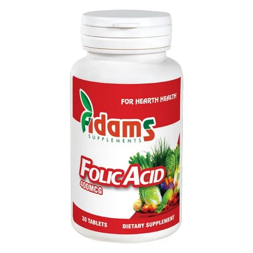 Acid Folic 400mcg 30tab Adams Supplements ADAMS VISION — preț și oferte