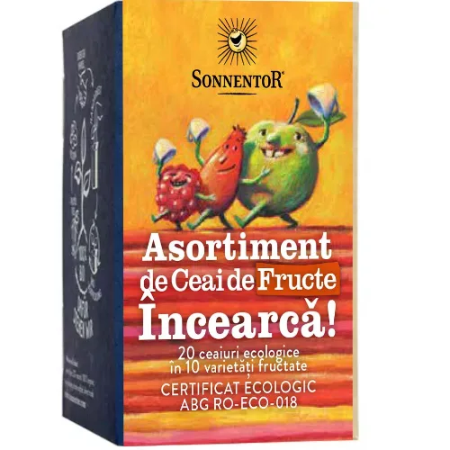 Ceai Incearca!-Asortiment de Ceai de Fructe 20pl, Sonnentor — preț și oferte