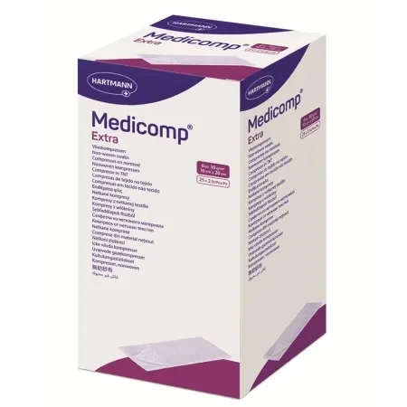 Comprese sterile Medicomp Extra 10x20 cm, 25 bucati – Hartmann — preț și oferte