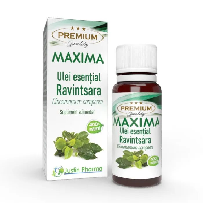 Ulei esential de ravintsara Maxima, 10 ml, Justin Pharma — preț și oferte