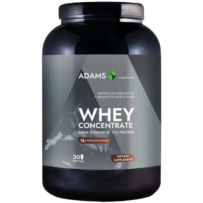 Concentrat Proteic din Zer cu Aroma de Ciocolata 908g ADAMS VISION — preț și oferte